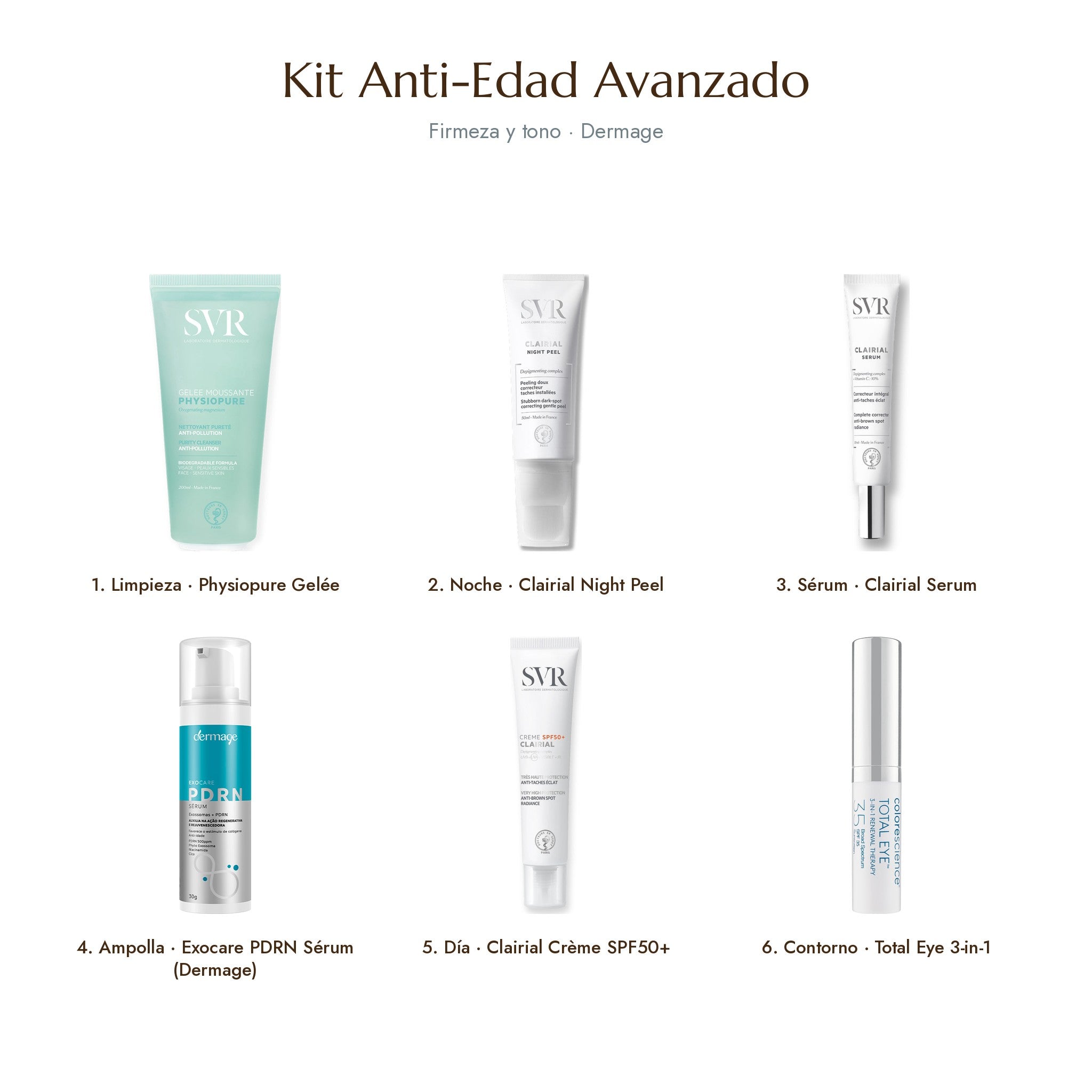 Kit Anti-Edad Avanzado con SVR Ampoule B