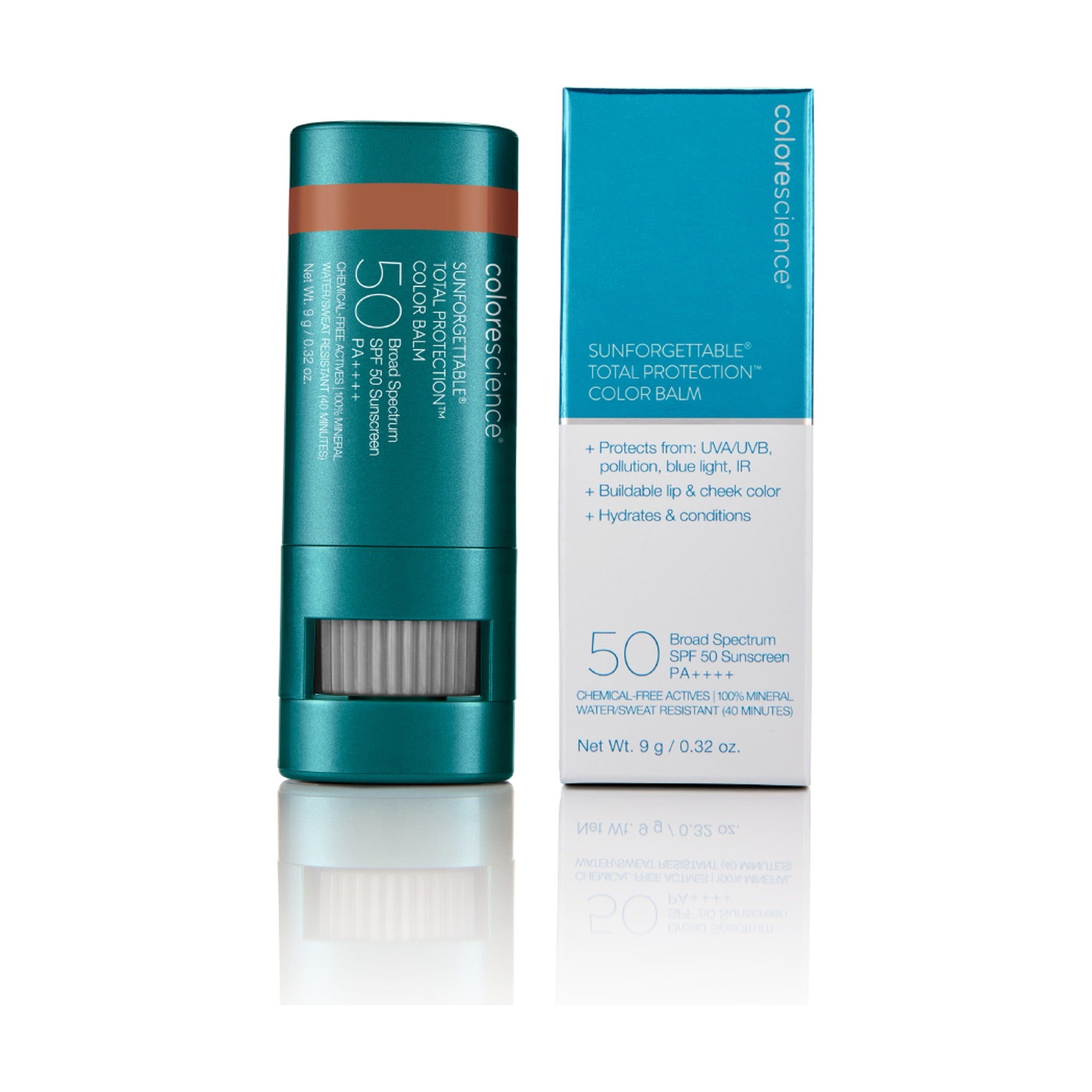 Colorescience Color Balm SPF 50 tubo y caja