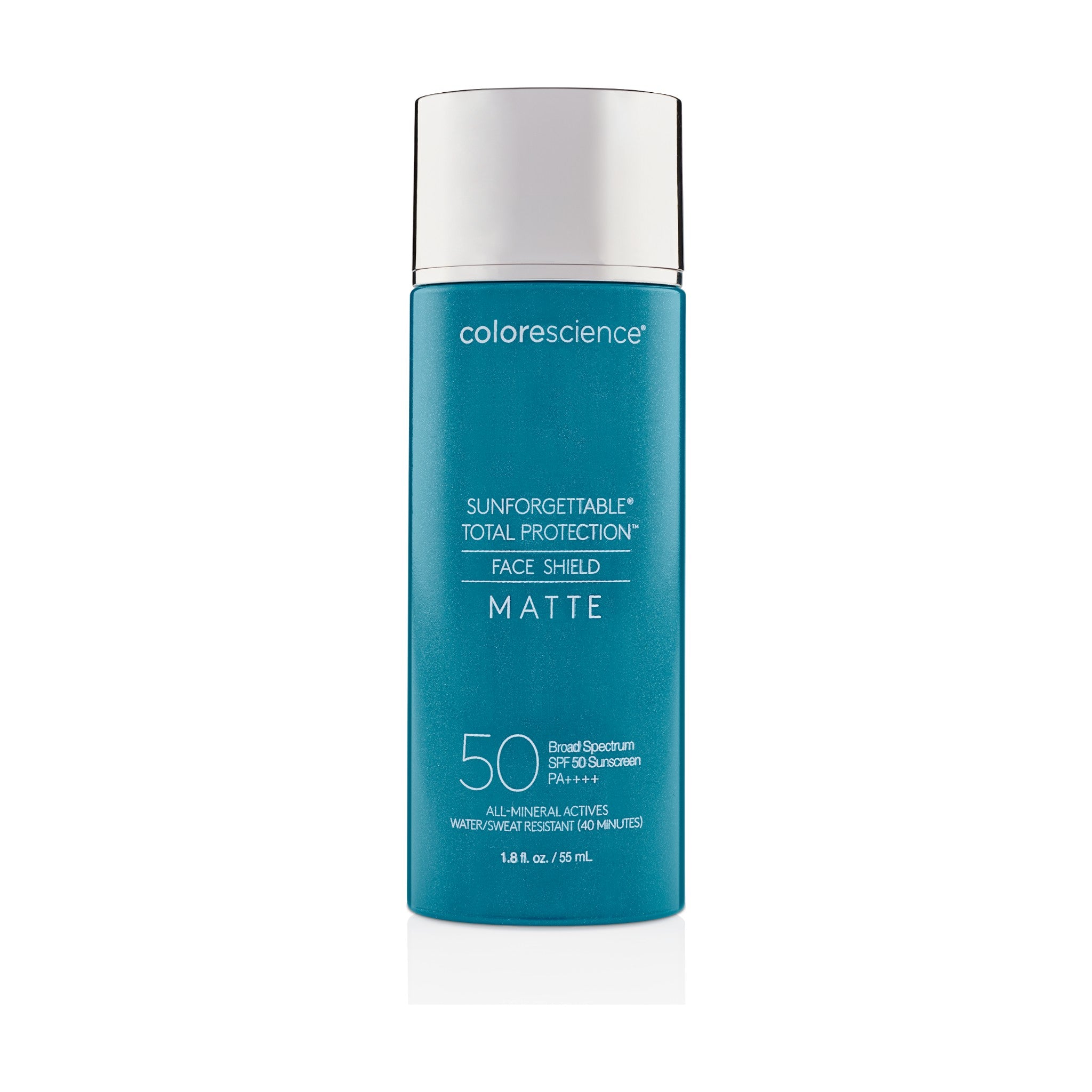 Colorescience Face Shield Matte SPF 50 envase