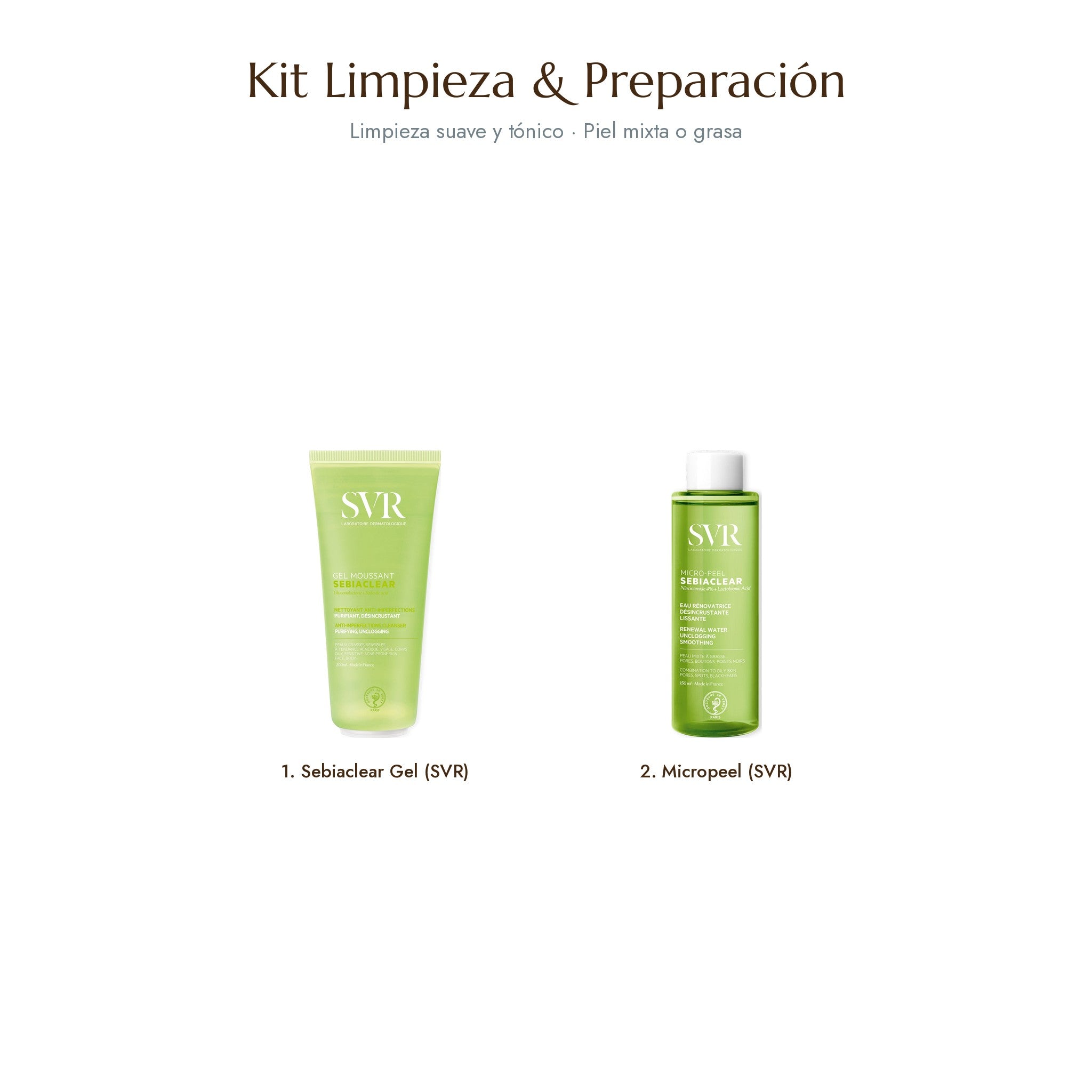 Kit Limpieza & Preparación · piel seca o sensible: Mesoestetic Hydracream Fusion y Hydratonic Mist