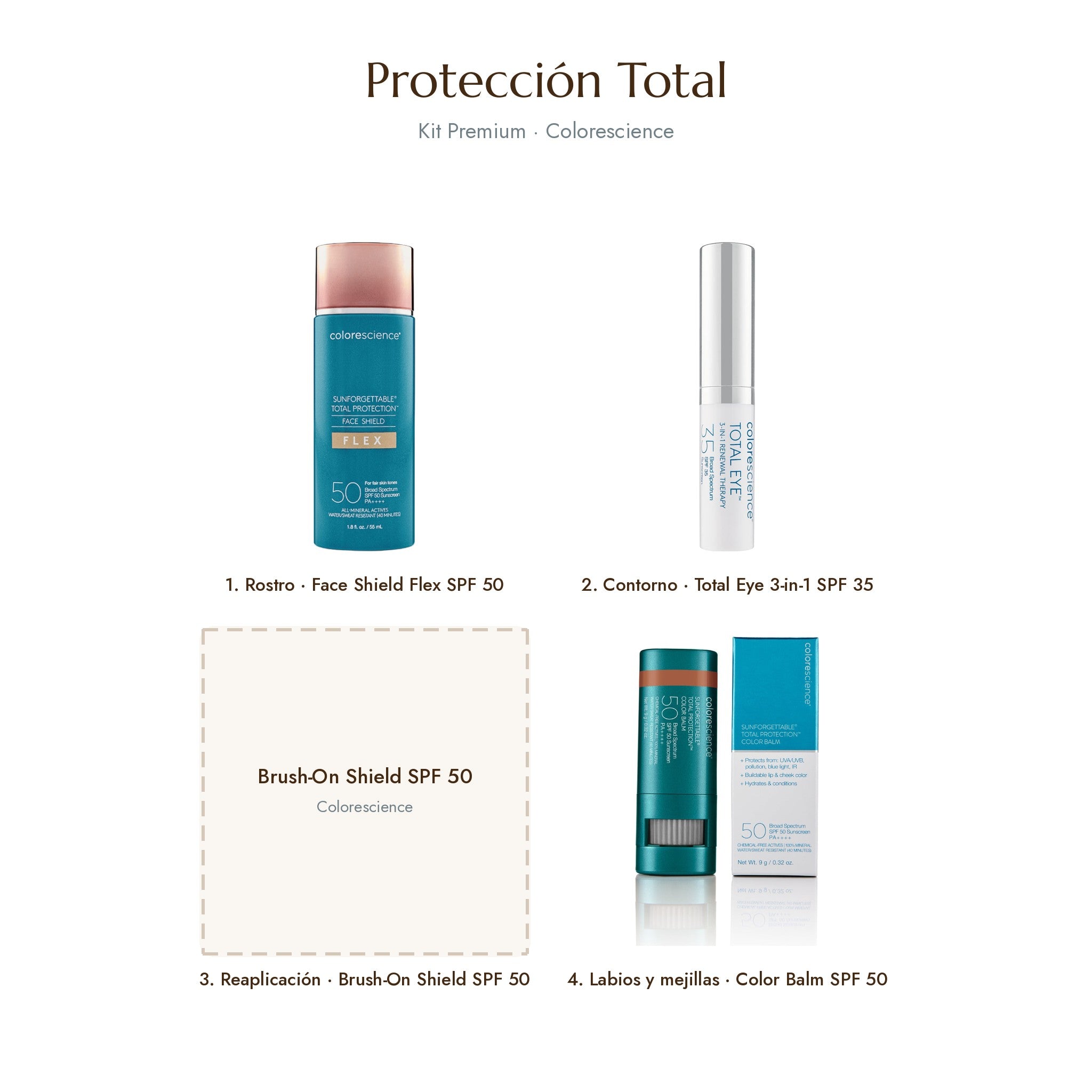 Kit Premium Protección Total Colorescience